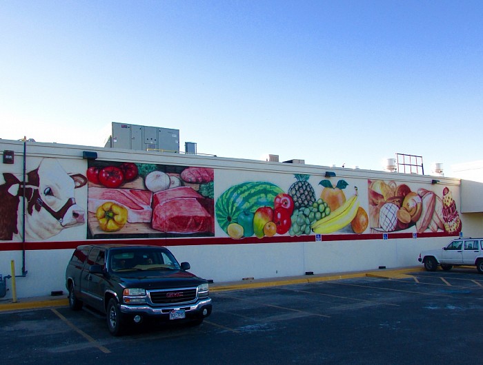 Mural for Meat market!
