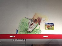 Mural for meat market